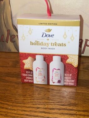 Dove Holiday Treats Body Wash Duo - (Sugar Cookie & Frosted Plum Berry) NIB
